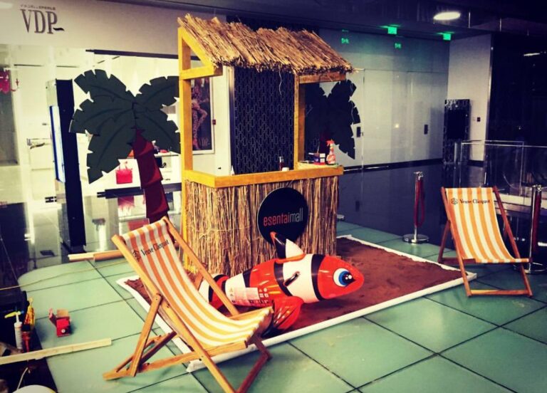 Промостойка для Esentai Mall в Алматы