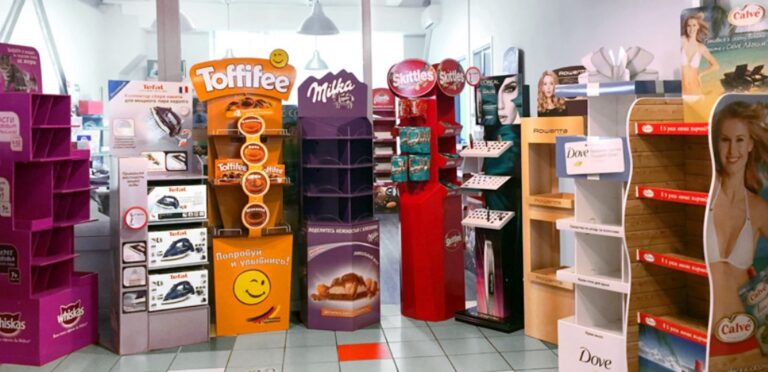 Напольные POS витрины в Алматы