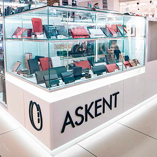 Заказать изготовление рекламного торгового островка в Алматы